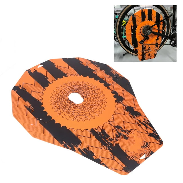 Mountain Bike Wash Cover, Prevents Oil Stains, Deflector Slot Design, Suitable for Road and Mountain Bikes
