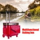 thumbnail image 1 of Caja de barril de pesca con ruedas, señuelos de pesca ajustables, caja de anzuelos para artes de pesca Ndcxsfigh Para Estrenar, 1 of 3