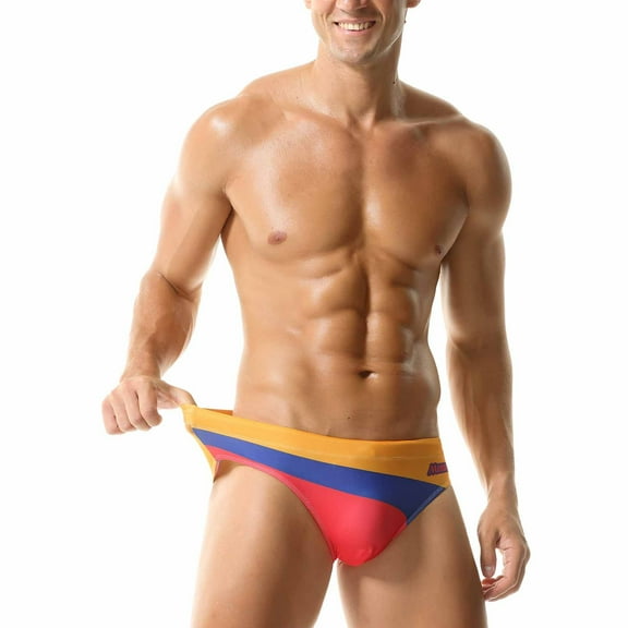 Dihao george Swim Trunks for Men Clearance Men's Sexy Briefs Low-Rise Bikini Comfort Beach Briefs Swimming Trunks