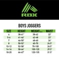 thumbnail image 7 of RBX Boys Sweatpants Tricot Soft Stretch Performance Boys Joggers with Elastic Waist & Pockets 4 Pack, 7 of 7