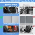 thumbnail image 5 of Car Trash Can Bin for Back Seat Leak Proof, Cute Car Trash Bag Hanging, Vehicle Trash Can for SUV Truck Van, Automotive Garbage Cans Front Seat Camo Black, 5 of 14