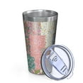 thumbnail image 2 of 16oz Tumblers Pioneer Flower Stainless Steel Vacuum Insulated Double Wall Travel Tumbler Cups Mug with Lid and Straw,Cleaning Brush for Coffee,Tea, 2 of 4