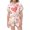 Z70-Light Pink, variant on YUEHUA Girls Silk Satin Pyjamas Set Short Sleeve Heart Print Button-Down Kids PJs Breathable Soft Nightwear Children Sleepwear Age 5-14