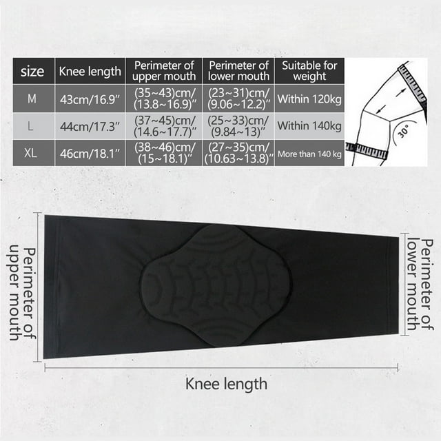 XZNGL Sports Knee Protection Honeycomb Anti-Collision Protection Patella Outdoor Basketball Football Riding Leggings