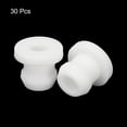 thumbnail image 3 of Uxcell 30Pcs Snap Rubber Grommet Plug Mount Dia 6.5mm ID 4mm Seal Anti-Scratch Electrical Box Cable Pipe White, 3 of 6