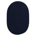 thumbnail image 1 of Colonial Mills Rug BR52R096X132 Boca Raton - Navy 8 ft. x11 ft. Braided Rug, 1 of 1