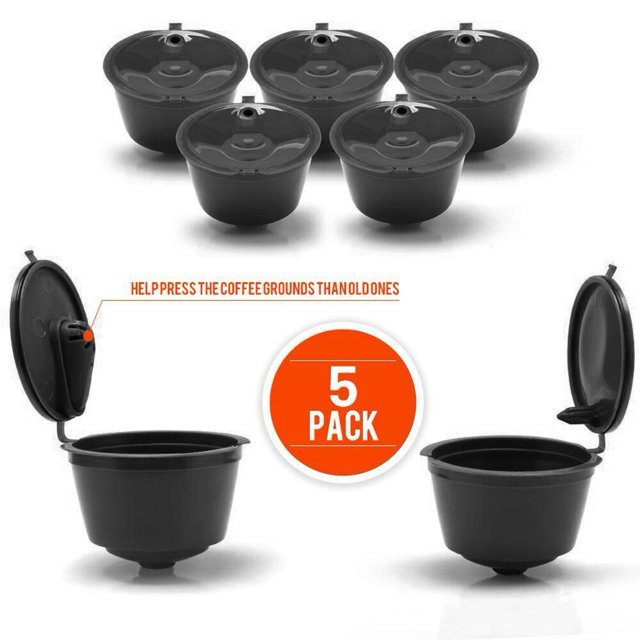Cápsulas Taza de filtro Goteador recargable Cestas de té Café Negro