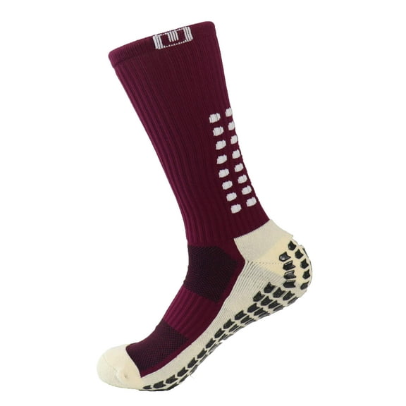 Unisex Anti Slip Sports Thicken Cushion Soccer Socks Non Skid Grippy Traction for Football Basketball Sports