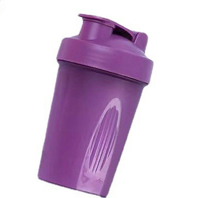 Vaso de agua con proteína en polvo para deportes y fitness, portátil, para estudiantes, de 400 ml, práctico vaso de plástico para hacer uno mismo, con báscula