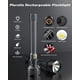 thumbnail image 3 of Linternas LED Recargables de Altos Lúmenes, Linternas Potentes Súper Brillantes con 5 Modos de Iluminación, Camping-Negro, 3 of 5
