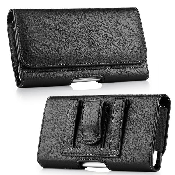 Luxmo Belt Holster for Apple iPhone 12 Mini (PU Leather Phone Carrying