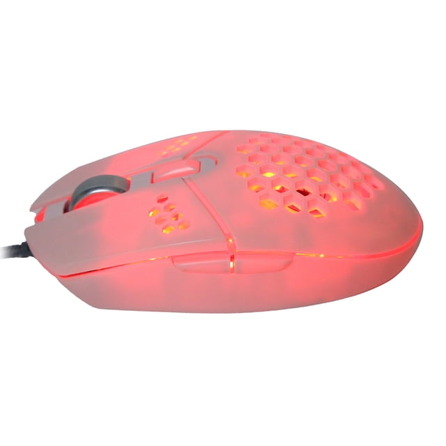 Souris de Jeu Réglable RGB Rétroéclairée DPI Filaire pour Ordinateur Portable avec Ventilateur de Refroidissement