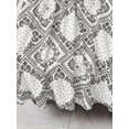thumbnail image 4 of White Paisley Bandana Print Elastic Waist Flowing A-Line Maxi Skirt For Women Casual Summer Vacation Skirt, 4 of 5