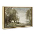 thumbnail image 2 of Stupell Industries Rustic Lodge Tranquil Lakeside Path Gold Floating Frame Canvas Art, 25 x 17, by Amber Sterling, 2 of 8