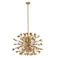 thumbnail image 5 of 35"  Modern Distressed Gold 14-Light Butterfly Sputnik Chandelier for Dining Room and Living Room, 5 of 7