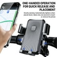 thumbnail image 5 of GEVSYUE Universal Bike Phone Mount, Gravity Sensing, One-Hand Operation, 360° Rotation Black, 5 of 7