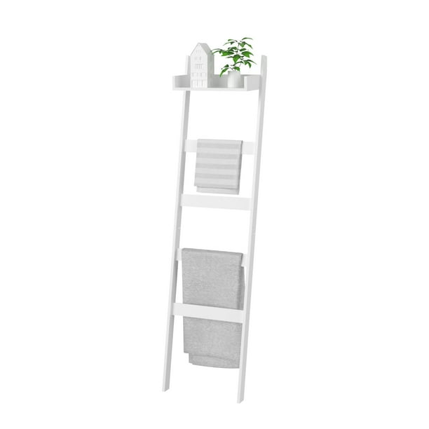 WTZ 5Layer Towel Racks Blanket Ladder MC202 White