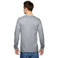 thumbnail image 2 of The Fruit of the Loom Adult 47 oz Sofspun Jersey Long Sleeve T-Shirt - ATHLETIC HEATHER - XL, 2 of 2