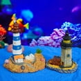 thumbnail image 7 of BIBABLYKE Landscape Artificial Lighthouse Landscape Fish Tanks Castles Decorations for Aquariums Terrarium Shrimp Ornaments, 7 of 7