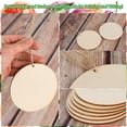 thumbnail image 3 of Círculos de madera AWIZOM de 7,5 cm, 120 unidades con agujeros para manualidades, 3 of 7