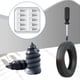 thumbnail image 5 of Clavos de goma para reparación de neumáticos, tapones de reparación de neumáticos, accesorio en espiral portátil y liviano para automóvil, bicicleta, 10 piezas L, 5 of 8