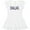 AA-White, variant on Inktastic Dallas in Blue Text Girls Baby Dress