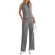 thumbnail image 3 of Conjunto Deportivo PRETTYGARDEN Mujer 2 Piezas Suelto Gris Oscuro Talle S, 3 of 8