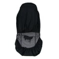 thumbnail image 1 of Universal Black Car Front Seat Cover - High - Quality Nylon Mesh, 1 of 6