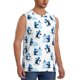 thumbnail image 2 of Balery Penguin Winter Fun Camisetas sin mangas para hombre, absorbe la humedad y protege contra el mal olor.-3X-Large, 2 of 7