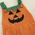 thumbnail image 2 of Gaiseeis Todd'ler Halloween Overalls, Cute Pumpkin and Ghost Cosplay Corduroy Romper Outfit for B'oy's and G'irl's, Fall Festival Halloween Clothes, 2 of 15