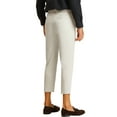 thumbnail image 3 of INSPIRE CHIC Men's Cropped Pants Skinny Pleated Front Ankle Length Dress Pants 36 Light Gray, 3 of 6
