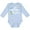 AE-Light Blue, variant on Inktastic Just Down Right Perfect Down Syndrome Awareness Ribbon Boys or Girls Long Sleeve Baby Bodysuit