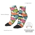 thumbnail image 6 of Rocae Lantern Koi Fish for Premium Adult Socks,Comfortable, Breathable, and Durable Socks, Perfect for Everyday Wear, 6 of 7