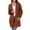 04 Rust red, variant on Black Cardigan For Women Casual Lightweight Long Sleeve Open Front Cardigan for Women with Pockets L