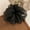 black, variant on Sweet Oversized Organza Hair Ties Scrunchies Women Solid Color Mesh Hair Bands For Girls Summer Ponytail Holder Hair Accessories