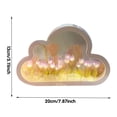 thumbnail image 3 of Luz De Noche De Tulipán Espejo de nube hecho a mano Lámpara de tulipanes Ornamento Espejo Tulipanes Flor Luz Decoración para el hogar Kuymtek  Para estrenar, 3 of 3