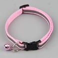 thumbnail image 1 of Reflective Pet Collar with Adjustable Black Nylon Dog/Cat Collar Night Strap with Hook & Loop Closure, 1 of 4