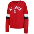 thumbnail image 2 of Women's New Era Red St. Louis Cardinals Game Day Crew Pullover Sweatshirt, 2 of 3