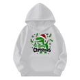 thumbnail image 3 of Sudadera con capucha para niñas y niños, sudadera de manga larga con cuello redondo y estampado de moda, jersey con bolsillo, sudadera de poliéster para niñas, 3 of 8