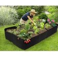 thumbnail image 2 of Large Grow Bag Garden Raised Bed Planter 8 Compartment Fabric Grow Bag Vegetable Plant Flower Herbs 107 Gallon, 2 of 5