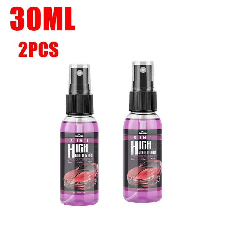 Htwon 100ML 3 in 1 High Protection Quick Car Coat Ceramic Coating Spray  Hydrophobic 