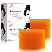 Kojie San Skin Brightening SE33Soap - Original Kojic Acid Soap for Dark Spots, Hyperpigmentation, & Scars with Coconut & Tea Tree Oil - 65g x 2 Bars