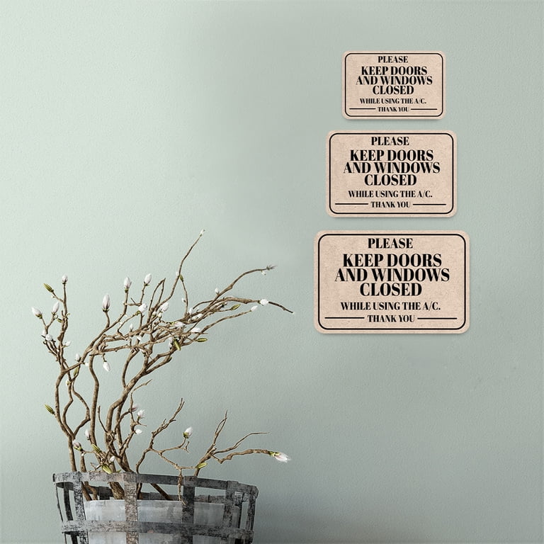 Classic Framed Plus Keep Doors And Windows Closed While Using The