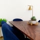 thumbnail image 3 of Silla de GAMUZA London Plus Ilios Innova Minimalista Sillón MODERNO para comedor ESTILO escandinavo color azul marino 58 cm x 55 cm x 94 cm, 3 of 8