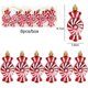 thumbnail image 3 of 6 piezas de piruletas navideñas con forma de bastón de caramelo, adornos colgantes para árbol de Navidad, decoraciones navideñas para el hogar, regalo de Año Nuevo 2024, 3 of 5