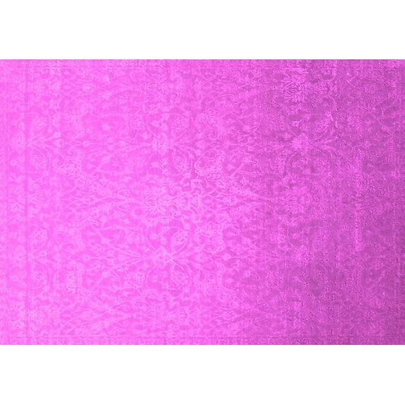 Ahgly Company Indoor Rectangle Oriental Pink Industrial Area Rugs, 6' x 9'