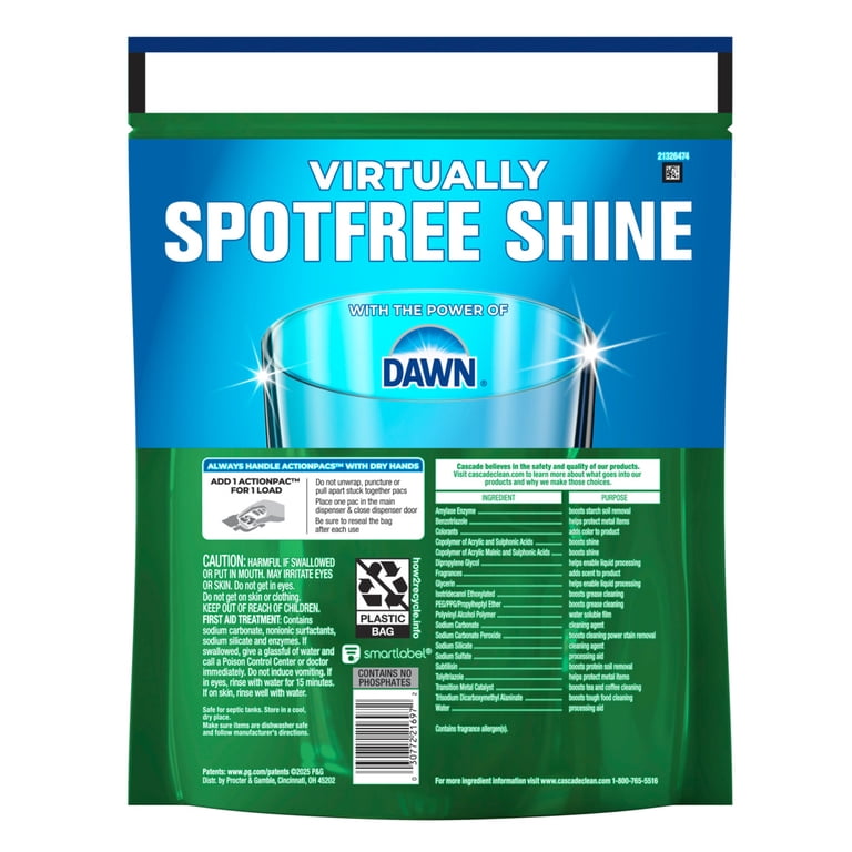 Cascade Complete Dishwasher Detergent Fresh, 33ct - Walmart.com