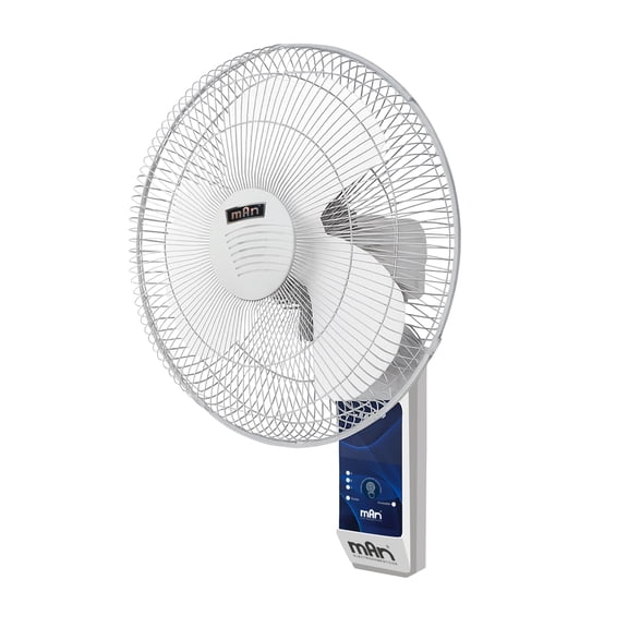 Smart Wall Fan miBlu 16 in MAN with Bluetooth App Control, 3 Speeds, Oscillating