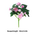 thumbnail image 4 of Ramo de flores artificiales de seda Bewildely para jardín y hogar 30cm, 4 of 6
