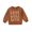 Brown, variant on Vedolay Girls Tops Girls Long Sleeve Shirts Ruffle Crewneck Sweatshirts Loose Pullover Tops,Brown 3-4 Years